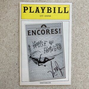 Nikki M. James Signed Playbill House of Flowers City Center Encores! Feb 2003